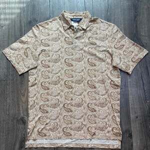 Polo Golf Ralph Lauren Paisley Polo Shirt Fieldstone